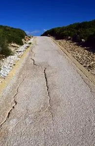 Road Narrow Mediterranean phone wallpaper