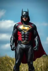 Whatever Happened Caped Crusader Superhero face swap