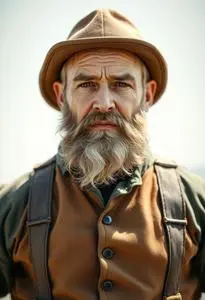 Old Timey Strong Man Costume face swap