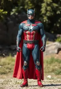 Supermen America Superhero face swap