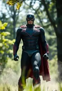 Supermen America Superhero face swap
