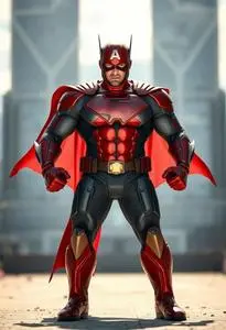 Supermen America Superhero face swap