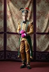 Acrobat Costume Greatest Showman face swap