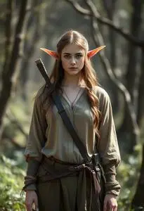 Elf Huntress Costume face swap