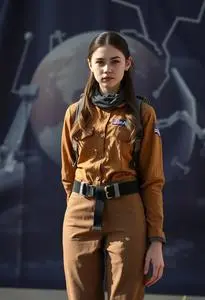 Aerospace Mathematician Girl Costume face swap