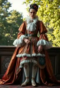 French Courtier Costume face swap