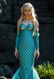 Alana Mermaid Costume face swap