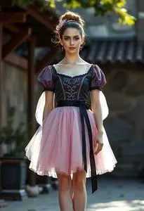 Ballerina Felicie Costume face swap