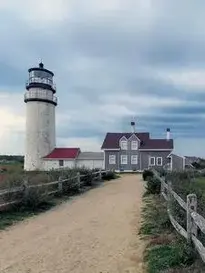 Lighthouse Light Beacon Sky Ocean phone wallpaper