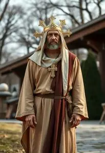 Christian God Costume face swap