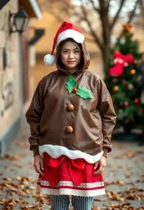 Christmas Pudding Costume Face Swap