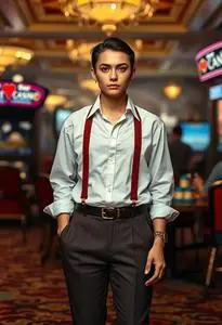 Casino Theme Outfit face swap