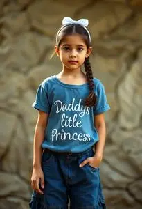 Daddys Little Princess Outfit face swap