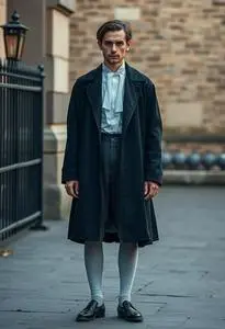 English Barrister Costume face swap