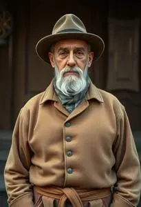 Ebenezer Scrooge Outfit face swap