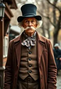 Ebenezer Scrooge Outfit Fancy Dress face swap