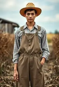 Farmer Dell Costume face swap