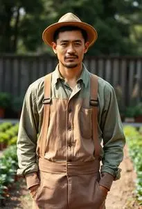 Gardener Costume Male face swap