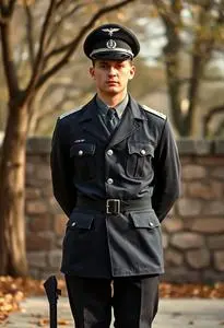 German Gestapo Officer Costume face swap