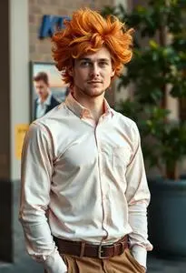 Ginger Spice Costume Man face swap