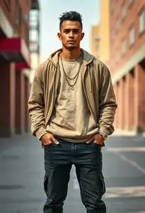 Ghetto Outfit Guy face swap