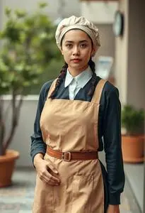 Housekeeper Fancy Dress face swap