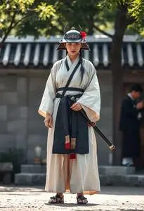Katana Costume face swap