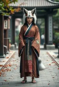 Kitsune Costume face swap