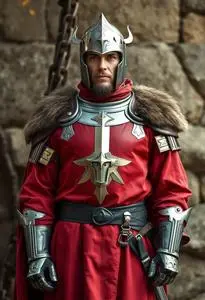Man Lionheart Knight Costume face swap