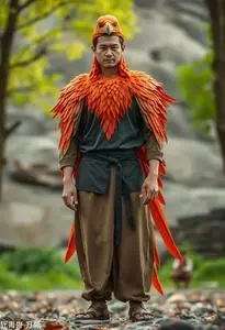 Man Phoenix Costume face swap