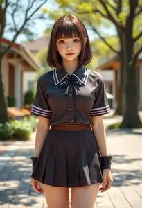 Ouran Highschool Host Club Girl Uniform Face Swap Buy Stock Photo