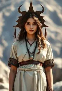 Myth Goddess Costume face swap