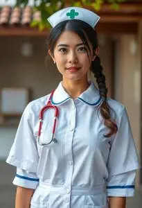 Nurse Jenny Costume face swap
