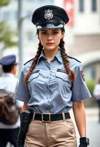 Officer Jenny Costume face swap