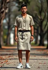 Techno Party Outfit Male Dress Face Swap Buy Stock Photo