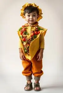 Terrific Taco Toddler Costume face swap