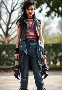 chinese dress ladies Punk Rocker Costume for a Rockin' Look! Shop Now