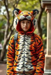 Tiger Fancy Costume face swap