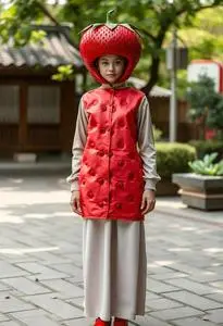 Strawberry Tart Costume face swap