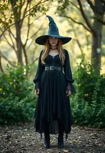 Sultry Witch Costume face swap