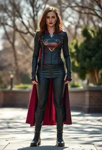 Superheroine Costume face swap