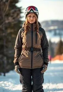 Snowboard Outfit Woman face swap