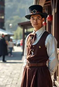 Steam Boat Willie Costume face swap
