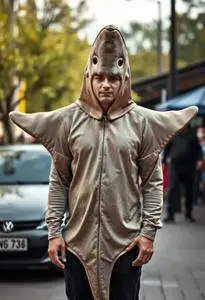 Stingray Costume Adult face swap