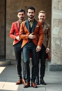 Funny Trio Guy Costume face swap