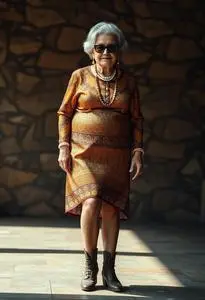 Gangsta Granny Costume Adult face swap