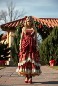 sachin and babi light blue dress The Best Christmas Costumes from Movies and Holiday Traditions [Costume  Guide] main image 0
