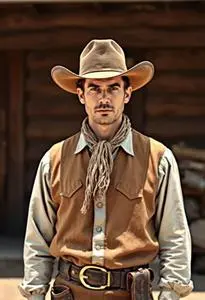 Wild West Preacher Costume face swap