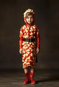 Kid Popcorn Costume face swap
