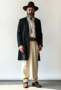 Jewish Rabbi Costume face swap
